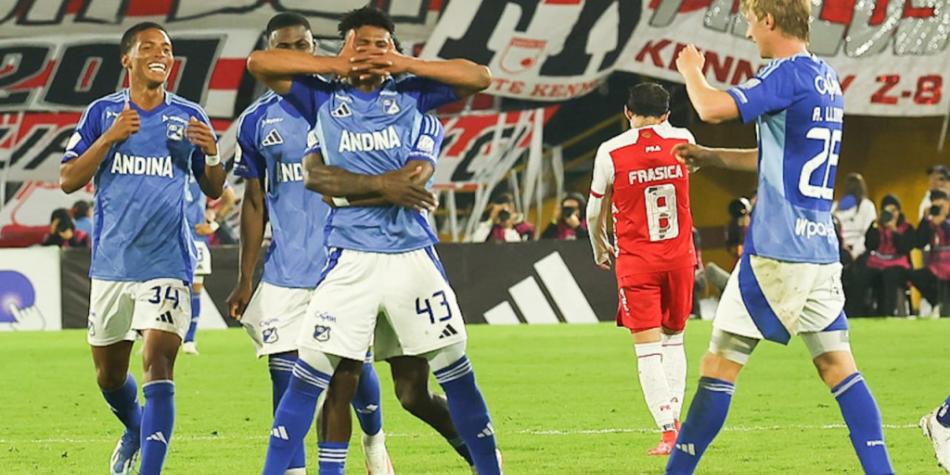 Millonarios se impone 2-0 a Santa Fe en el clásico de la&nbsp;capital.