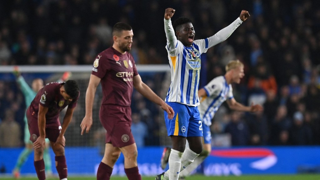 Manchester City – Brighton: Dos dinámicas opuestas con la Champions en el&nbsp;horizonte