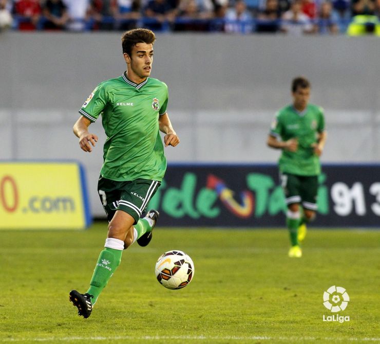 David Concha con el Racing de Santander | Fuente: La Liga