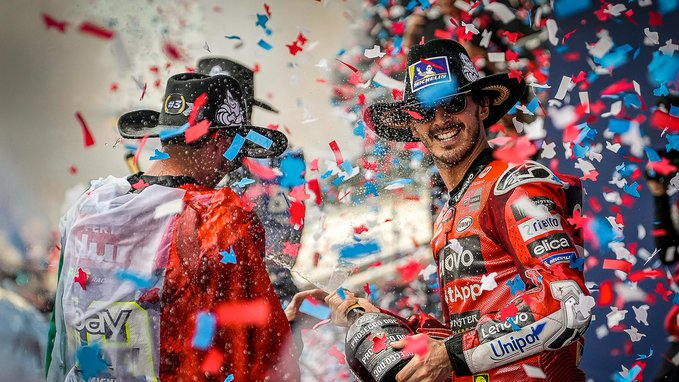 Pecco Bagnaia gana en Austin tras la caída de Marc&nbsp;Márquez