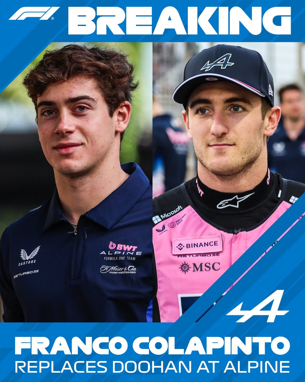 Colapinto vuelve a la Fórmula 1 con&nbsp;Alpine