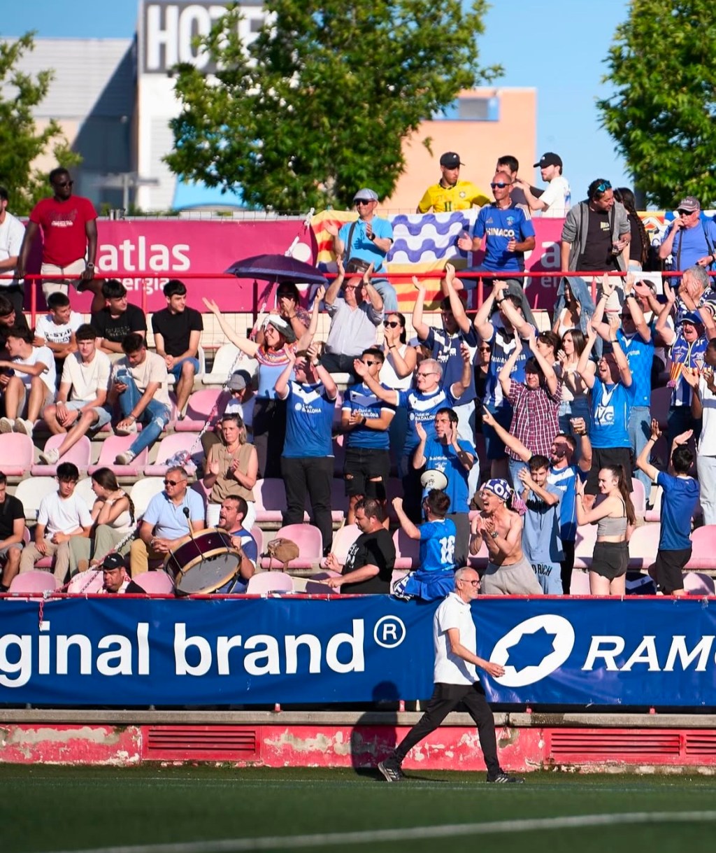 El Badalona pierde 1-3 frente al Girona B en la ida de la final de playoff de ascenso a Segunda&nbsp;Federación