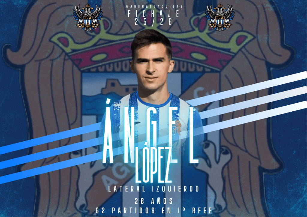 Ángel López, nuevo fichaje del Águilas FC para reforzar el lateral&nbsp;izquierdo