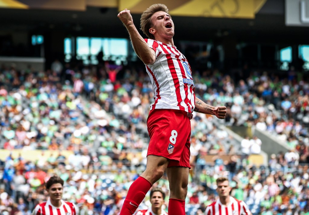 El Atleti se redime con una goleada al son de Barrios ante Seattle&nbsp;Sounders