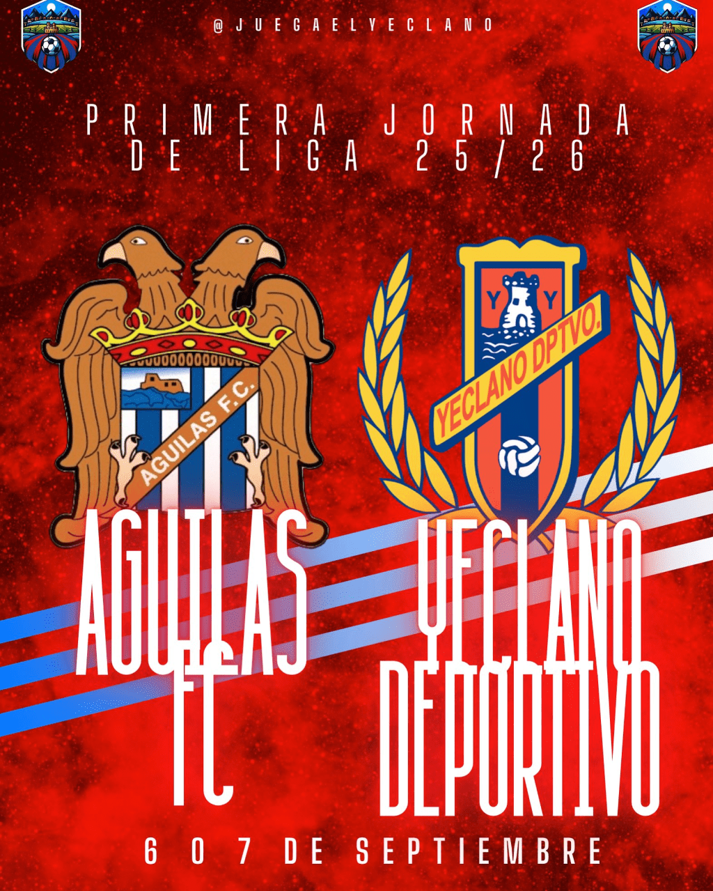 Águilas FC Vs Yeclano Deportivo en la primera jornada de&nbsp;liga