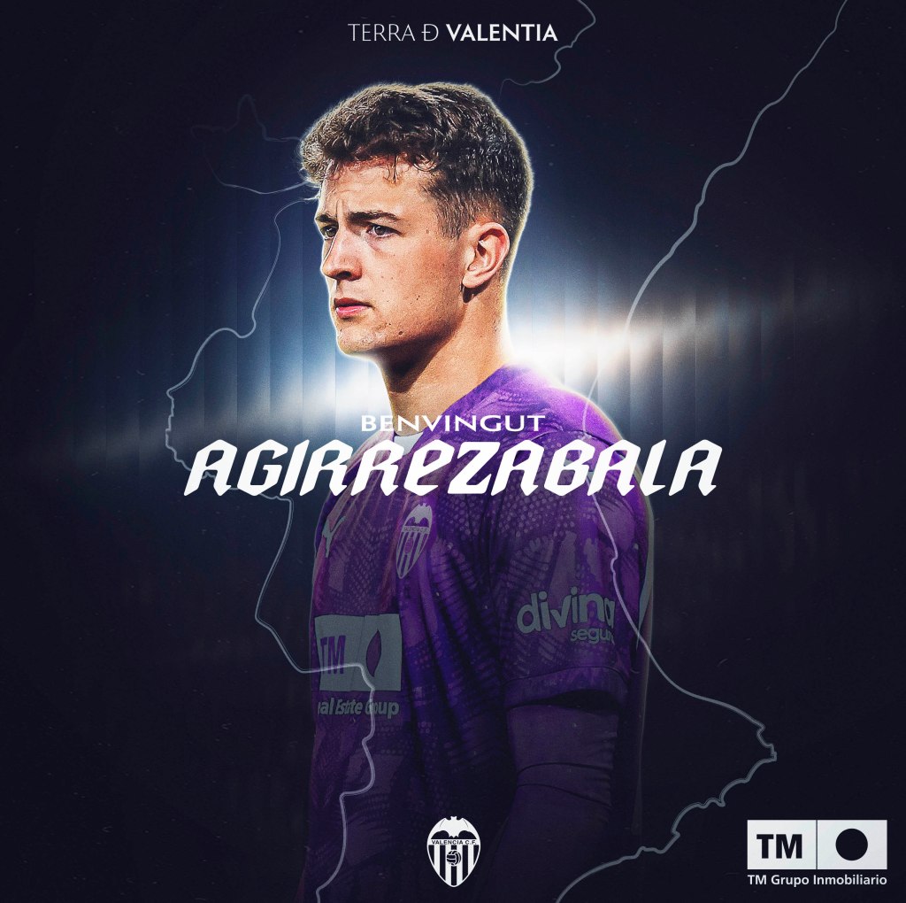 Julen Aguirrezabala pone rumbo a&nbsp;Mestalla