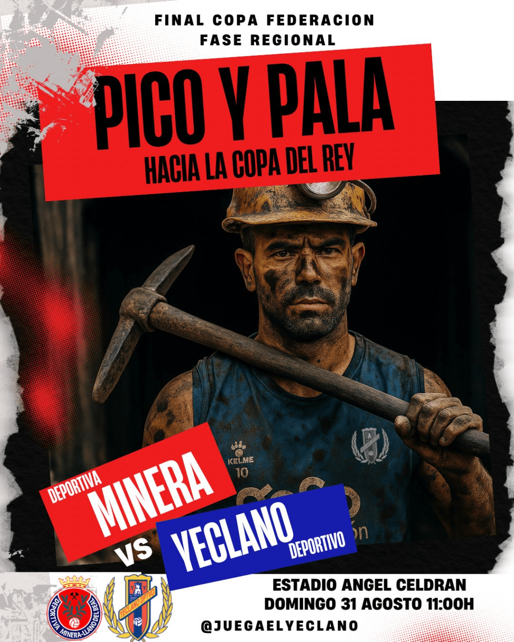 Previa: Deportiva Minera vs. Yeclano Deportivo: final de la Copa Federación en El Ángel&nbsp;Celdrán