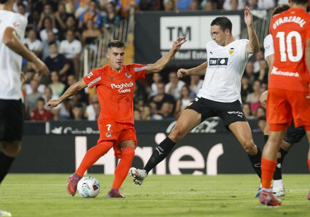 Valencia y Real Sociedad dan por bueno el&nbsp;empate