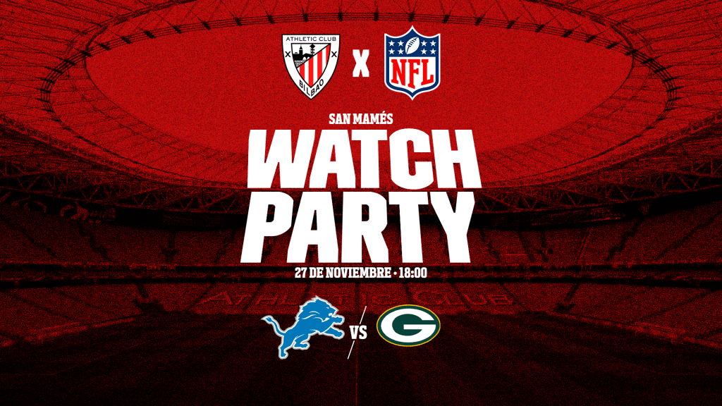 Athletic Club y NFL lanzan su alianza con una ‘Watch Party’ del Día de Acción de Gracias en San&nbsp;Mamés