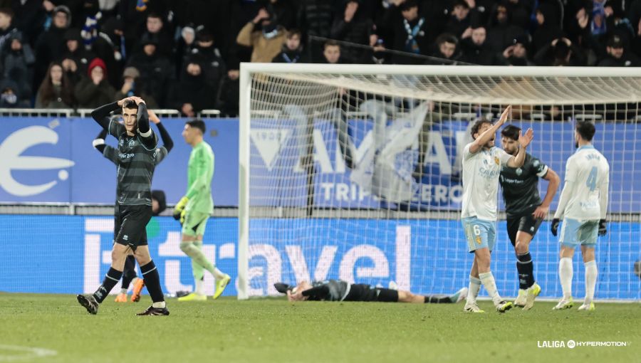Gol anulado, polémica y sin premio: al Castellón le borran la ventaja en&nbsp;Zaragoza