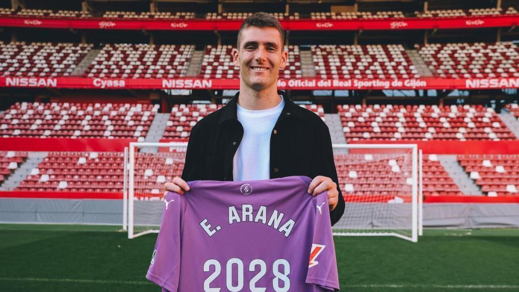 Egoitz Arana, primer refuerzo del Real&nbsp;Sporting